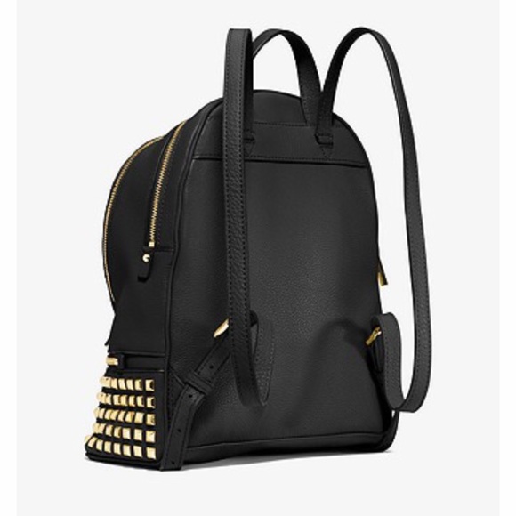 Michael Kors Rhea Studded Leather Backpack - Picture 3 of 8